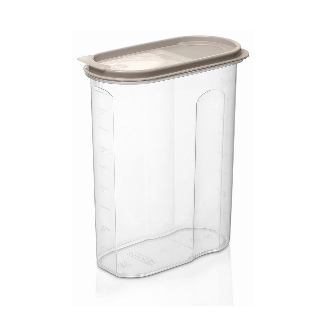 Vorratsdose Stefan Kunststoff 2,4 Liter, LxBxH: 18x9x22,5 cm
