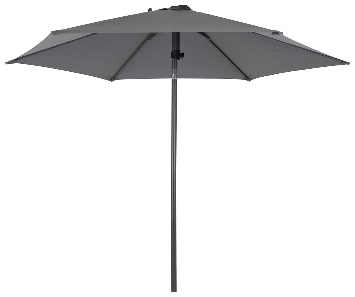 SLUNEČNÍK ADORNO - antracitová, Moderní, kov/textil (300/243/300cm) - Modern Living