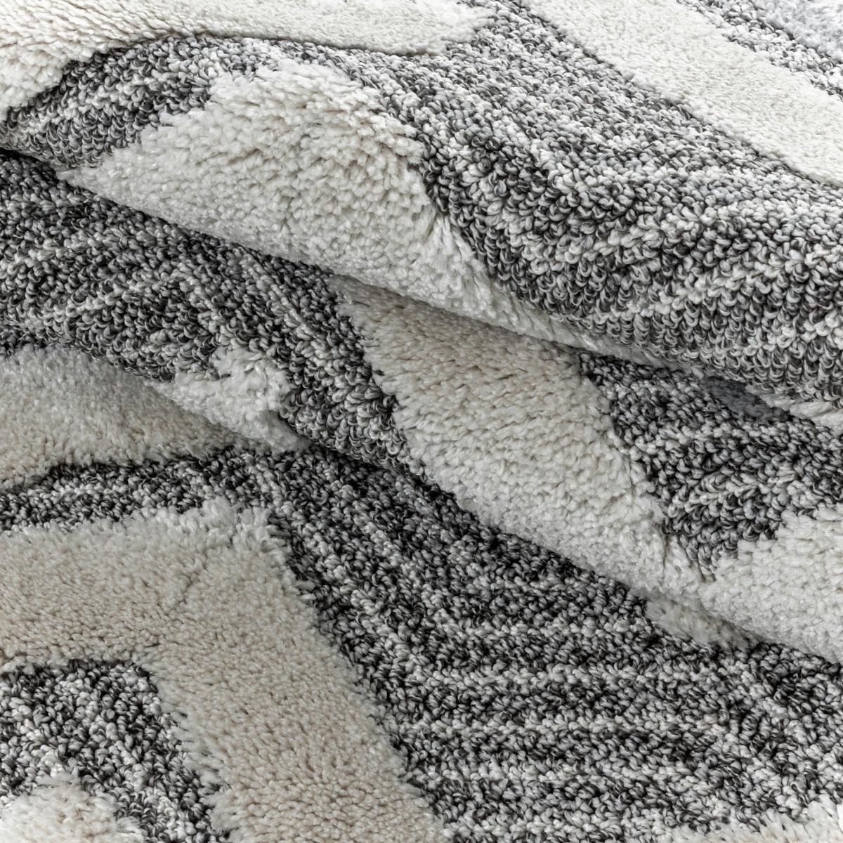 Teppich Läufer Grau Pisa 80x250 Cm - Grau, KONVENTIONELL, Textil (80/250cm)