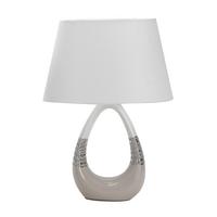 Tischleuchte 41-79954 - Beige, Design, Keramik/Textil (20/31/44cm)