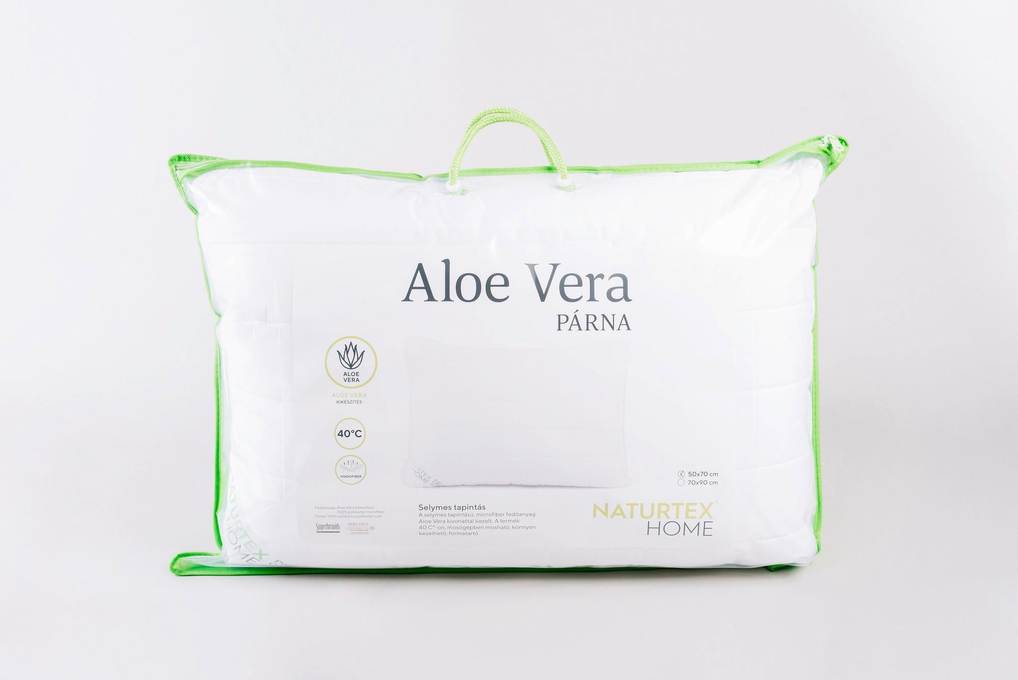 Párna Aloe Vera Félpárna - fehér, műanyag/textil (50/70cm) - Naturtex