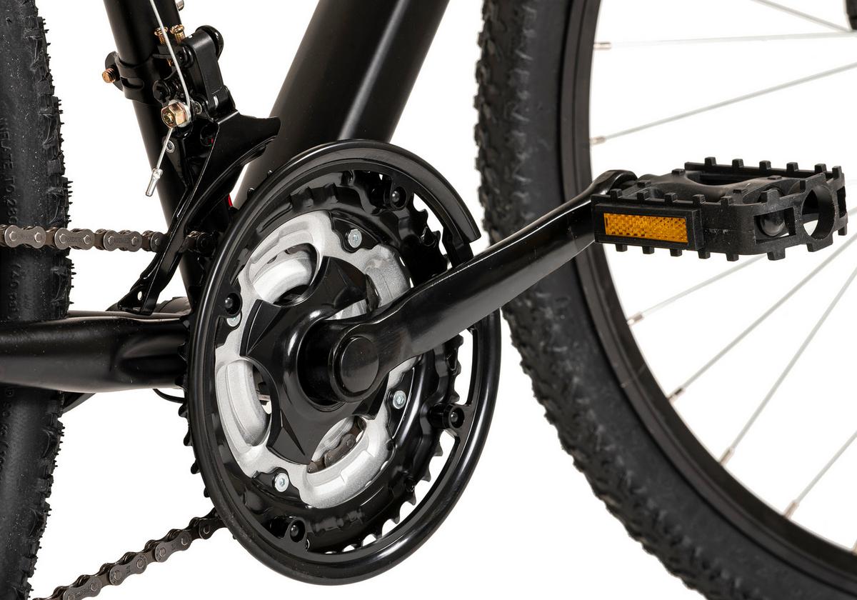 Mountainbike 405m - Schwarz, KONVENTIONELL, Metall (25/140/60cm)