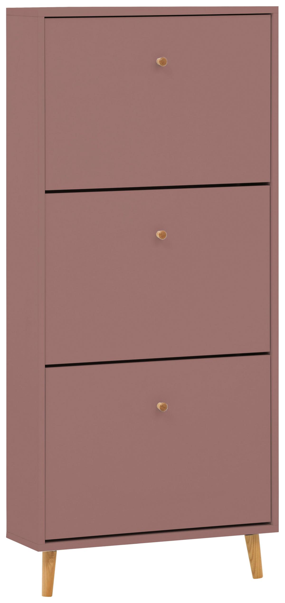 Schuhkipper Bjarne Mauve B: 59,8 Cm - Mauve, Design, Holzwerkstoff (59,8/131/19,55cm) - MID.YOU