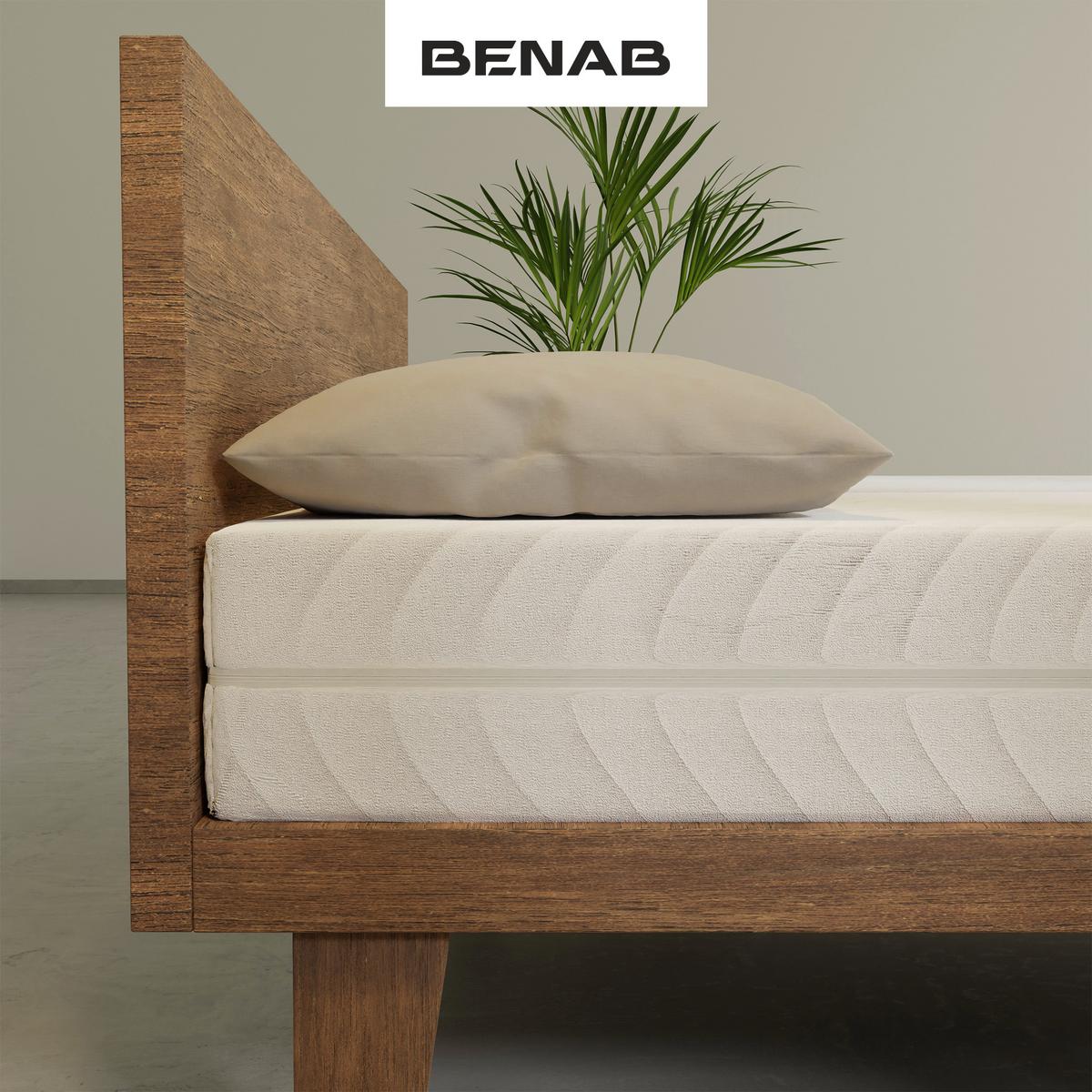Obojstranný matrac King Kokos H3/ H5, V: 21cm - biela, Lifestyle, textil (80/200cm) - Benab