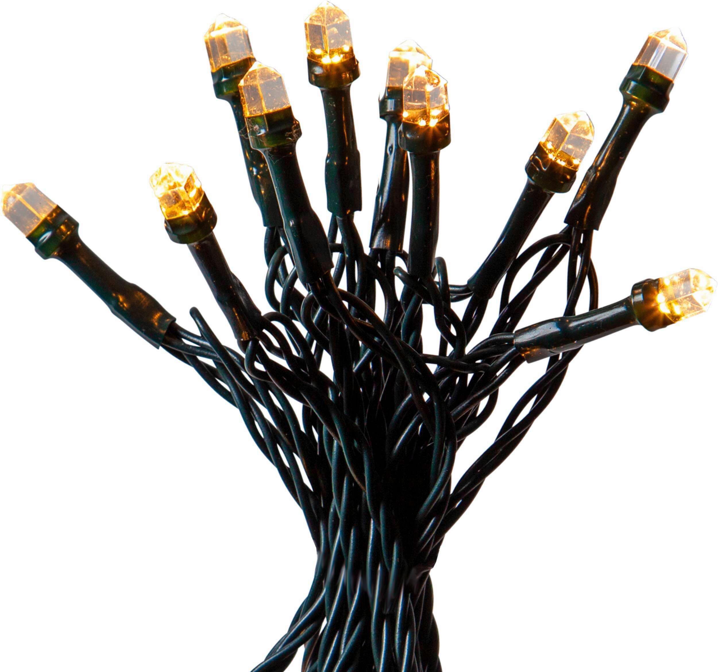 Lichterkette 411334 Led-Lichterkette - Schwarz, Basics, Kunststoff (1500cm) - Eglo