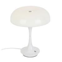 NABÍJATEĽNÁ STOLNÁ LAMPA RETRO - biela/chrómová, Modern, kov/plast (19,5/19,5/24cm) - Mömax