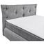 Boxspringbett mit Matratze& Topper 180x200cm Madison, Grau - Grau, KONVENTIONELL, Holzwerkstoff/Textil (180/200cm) - Carryhome Boxspringbett mit Matratze& Topper 180x200cm Madison, Grau - Grau, KONVENTIONELL, Holzwerkstoff/Textil (180/200cm) - Carryhome