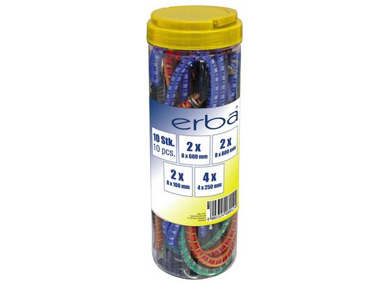 Gepäckspannerset 10-teilig, Verschiedene Größen - Multicolor, Kunststoff - Erba Gepäckspannerset 10-teilig, Verschiedene Größen - Multicolor, Kunststoff - Erba