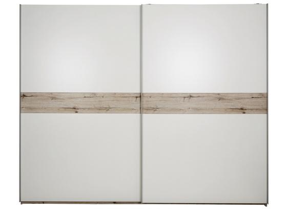 Skříň S Posuvnými Dveřmi Julia - bílá/barvy dubu, Konvenční, dřevěný materiál (270/225/62cm) Skříň S Posuvnými Dveřmi Julia - bílá/barvy dubu, Konvenční, dřevěný materiál (270/225/62cm)