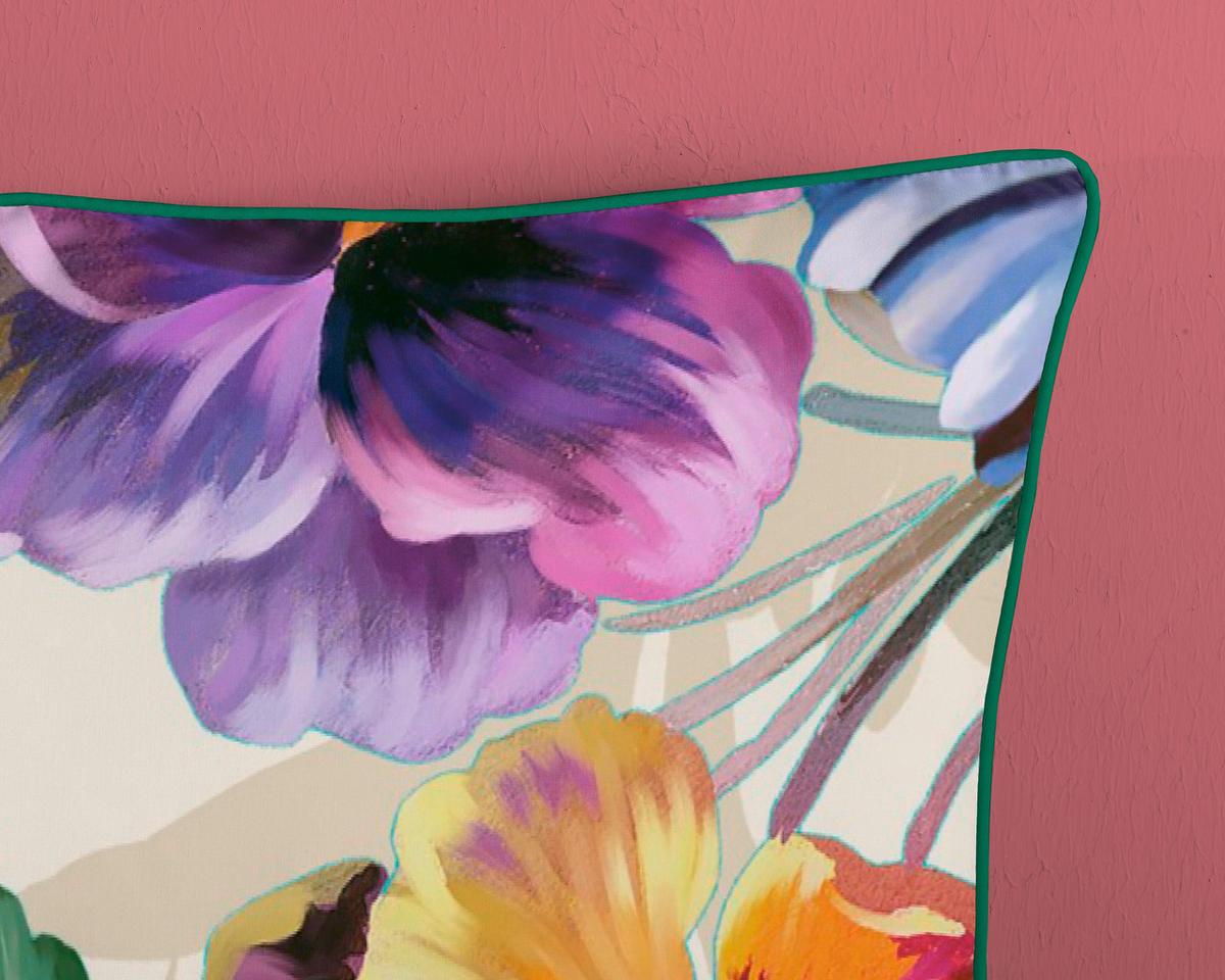 Wendebettwäsche Novara Multicolor 135x200 cm - Multicolor, Natur, Textil (135/200cm)