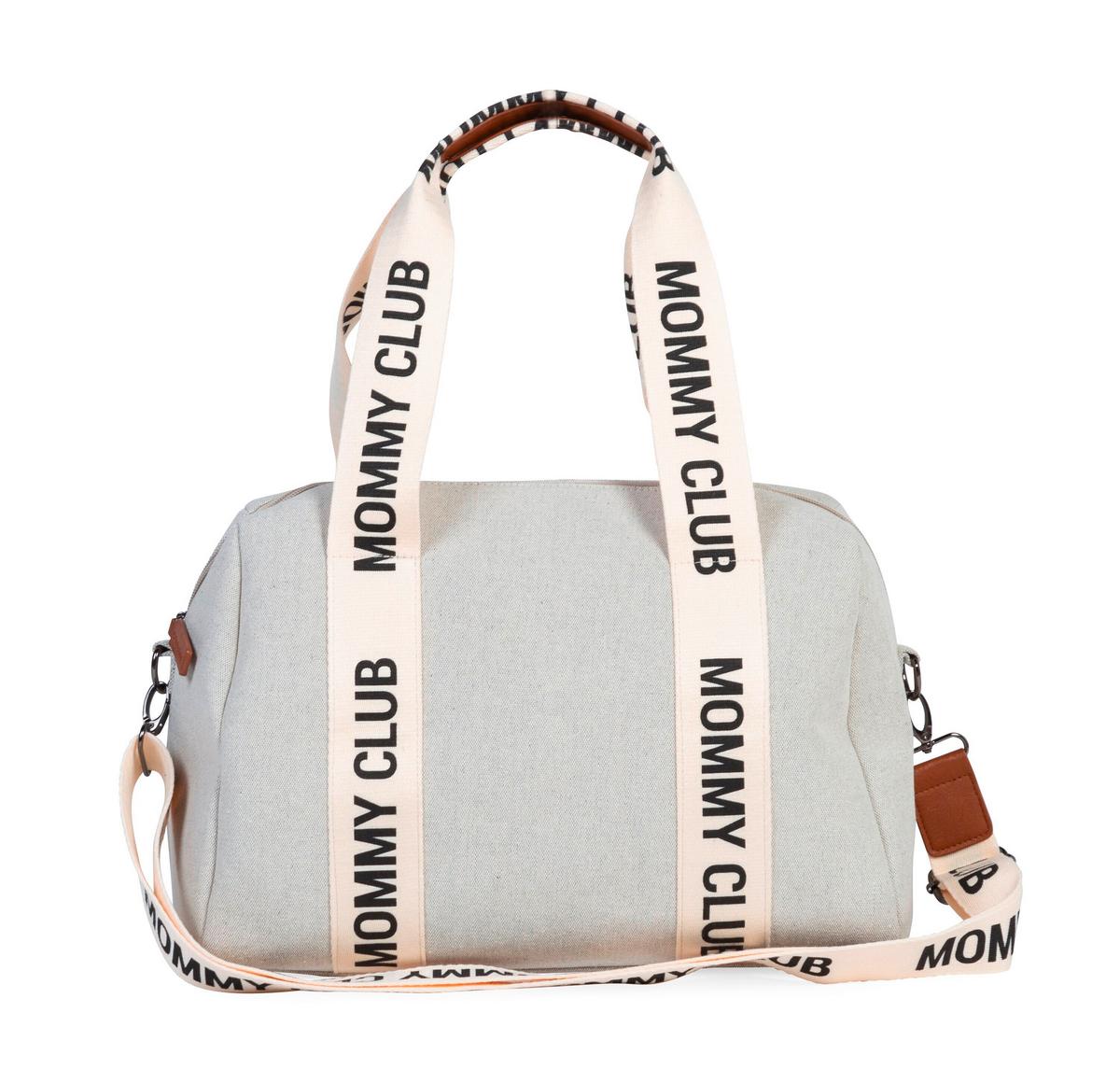 Wickeltasche Mommy Club Creme/Weiß, B: 38 cm - Creme/Weiß, KONVENTIONELL, Kunststoff/Textil (38/21/27cm) - Childhome