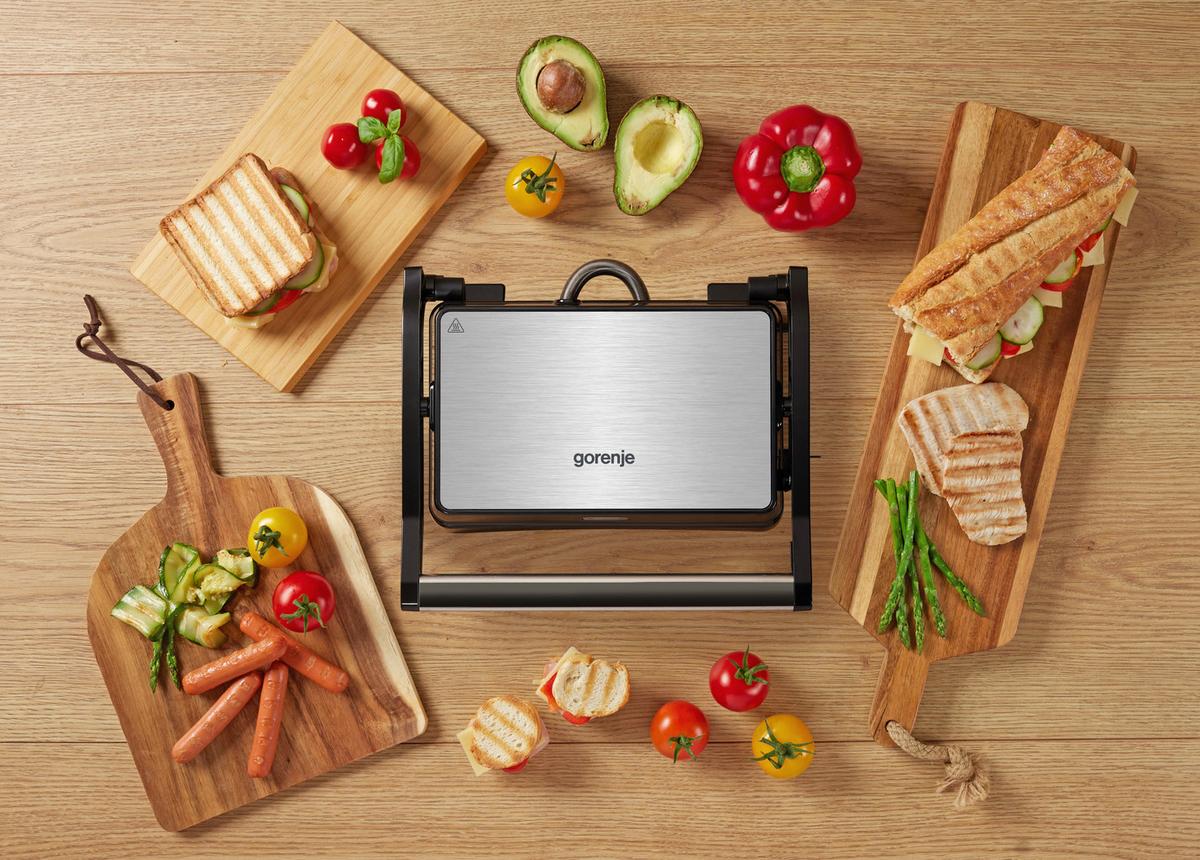 Kontaktgrill Sm701sb - Basics (27,6/8,4/22,5cm) - Gorenje