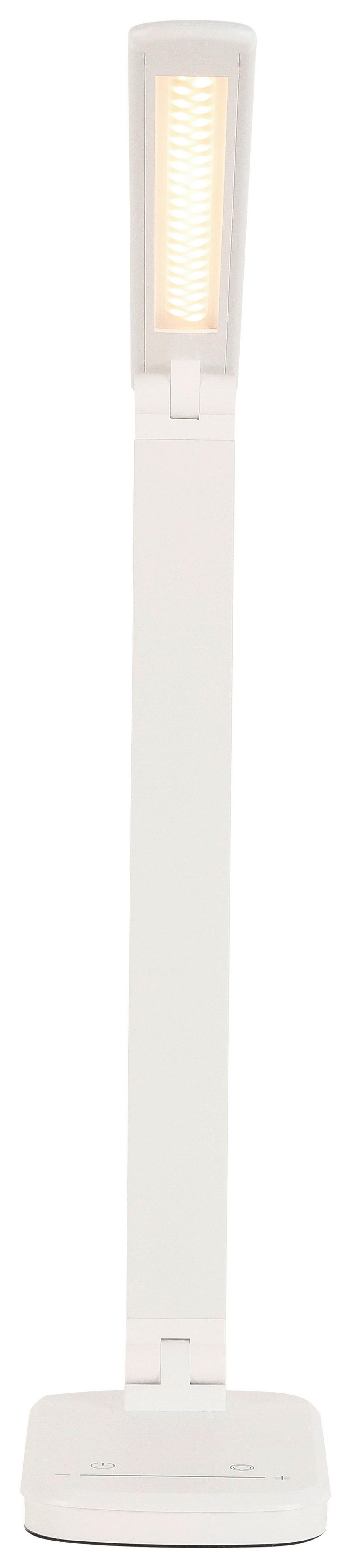 Stolní LED svítidlo TOMI - bílá, Moderní, kov/plast (38,5/10,2/35,9cm) - Mömax