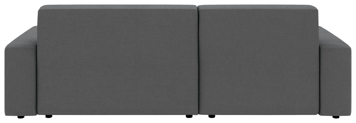 Ecksofa Wien Anthrazit S: 162x246 cm - Anthrazit/Schwarz, MODERN, Textil (162/246cm) - Trendmanufaktur