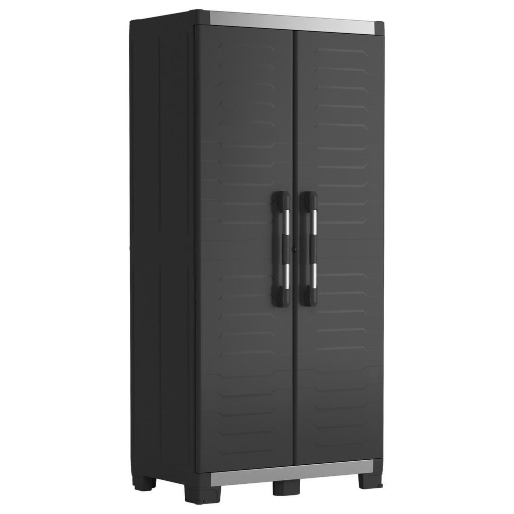 Werkzeugschrank E-Com XL Garage B:54cm Schwarz/Silber