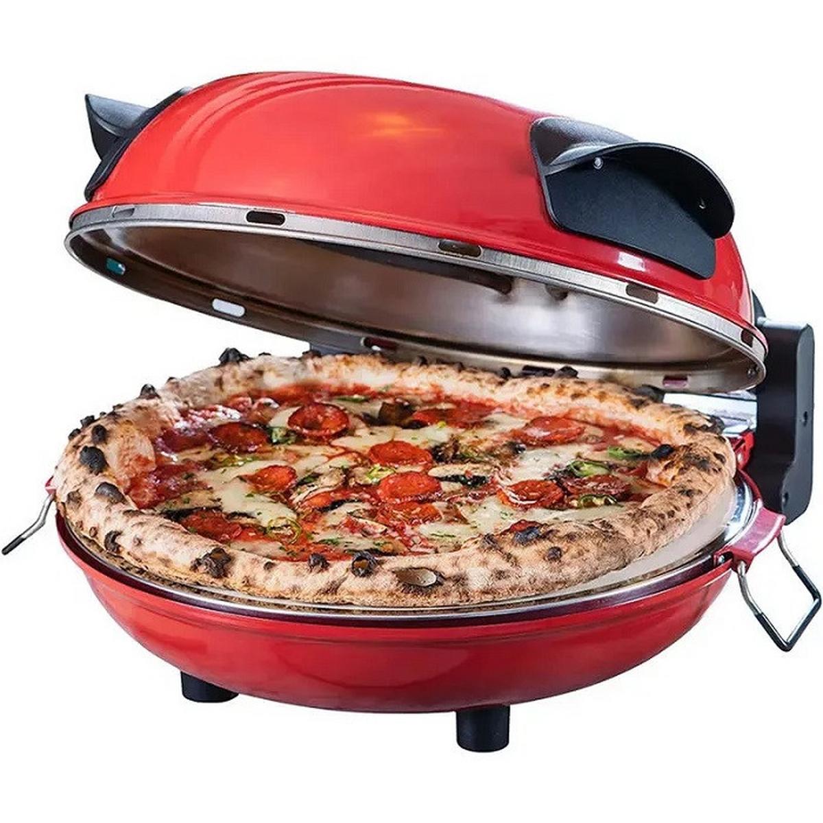 Pizza Sütő Hm6149 - világospiros, Basics, fém