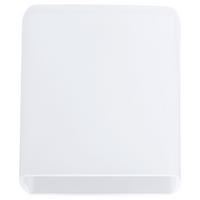 Schienensystem Urail Leuchtenschirm 60015 Eckig - Weiß, Design, Glas (7,5/7,5/8cm) - Paulmann