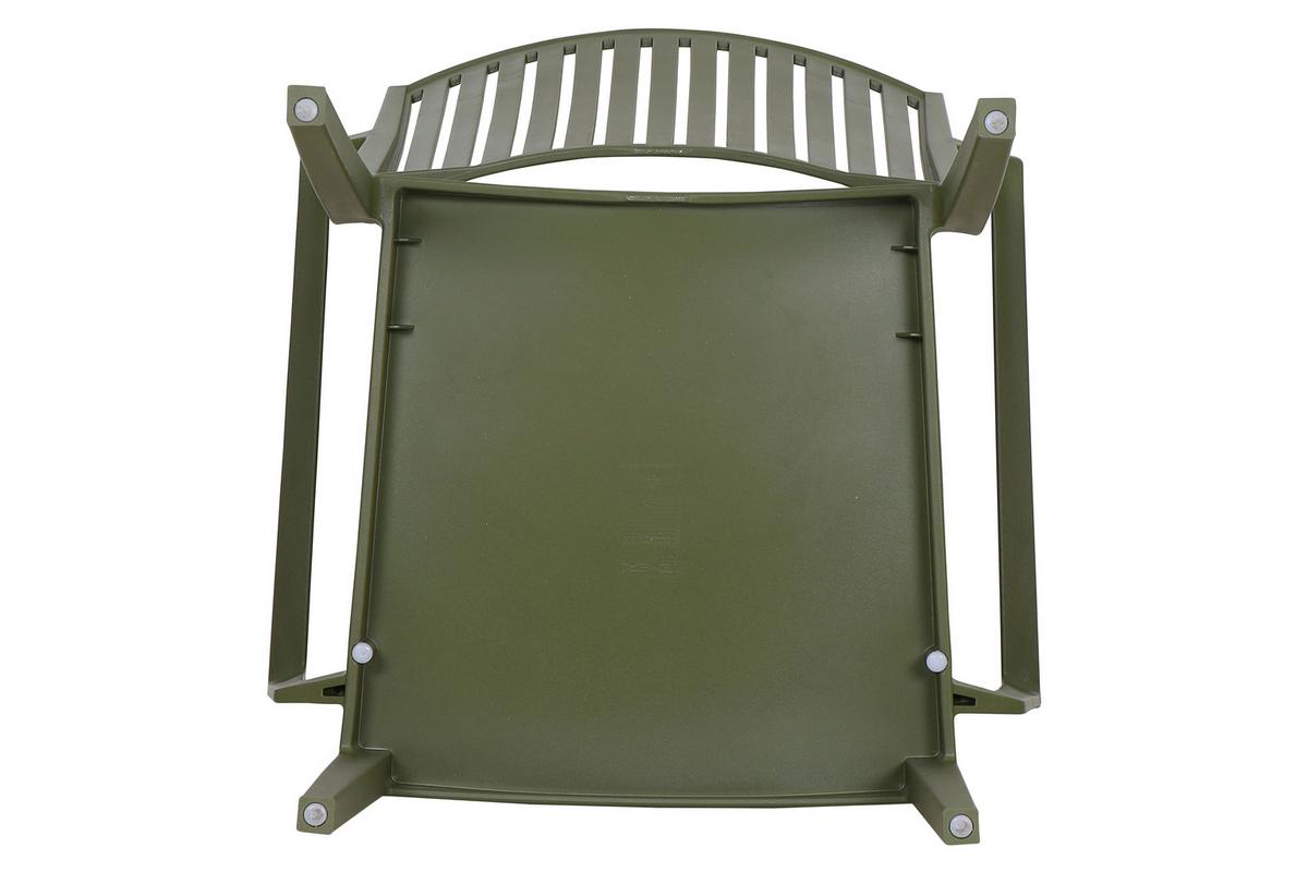 Gartengarnitur T20212 - Anthrazit/Grün, Basics, Holzwerkstoff/Kunststoff (80/80/80cm) - Siena Garden