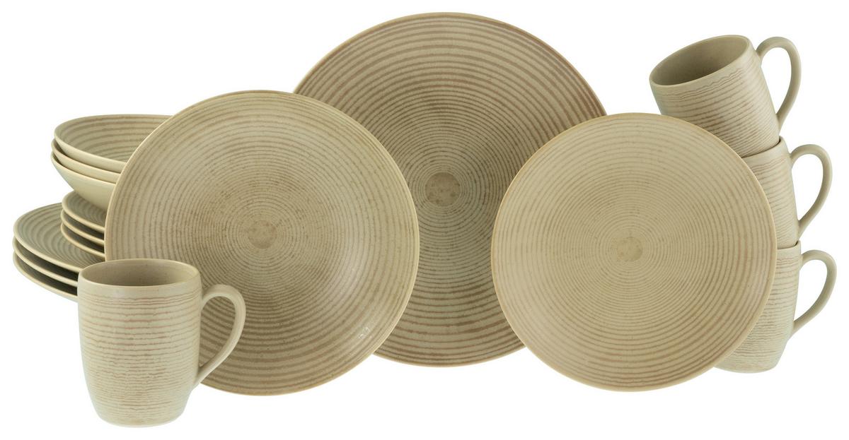Kombiservice 20891 Catania - Sandfarben, Design, Keramik - Creatable
