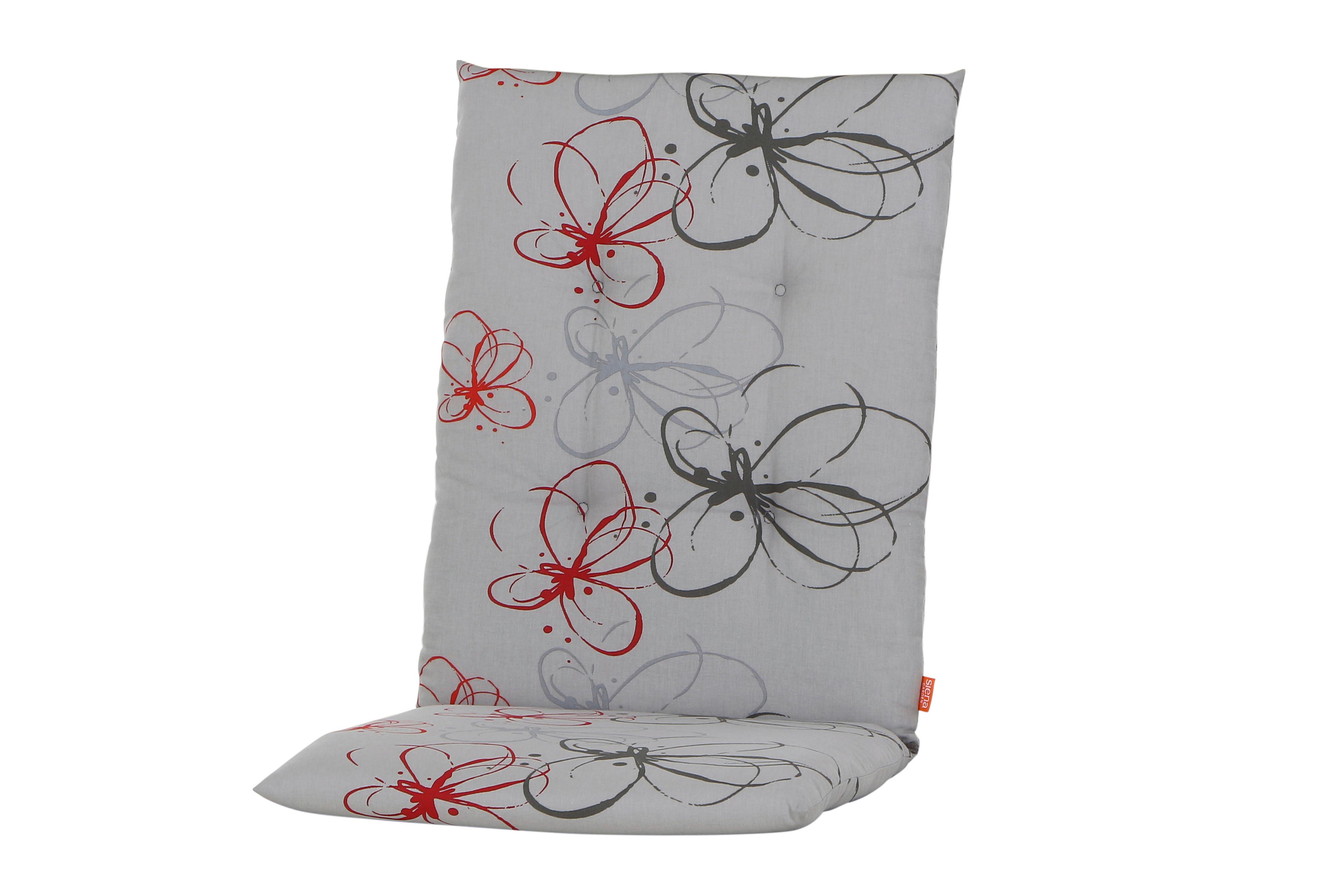 Sesselauflage J57707 - Grau, KONVENTIONELL, Textil (48/6/110cm) - Siena Garden