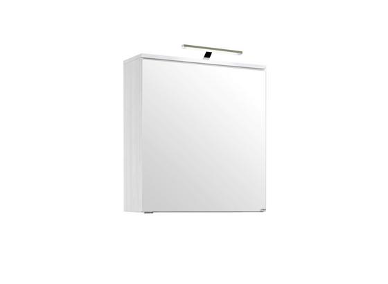Spiegelschrank Mailand 60 cm Weiß - Weiß, MODERN, Holzwerkstoff (60/66/20cm) Spiegelschrank Mailand 60 cm Weiß - Weiß, MODERN, Holzwerkstoff (60/66/20cm)