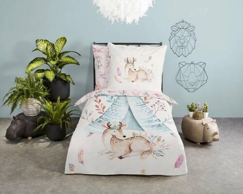 Jugendbettwäsche Boho Multicolor 135x200 cm - Multicolor, Design, Textil (135/200cm)