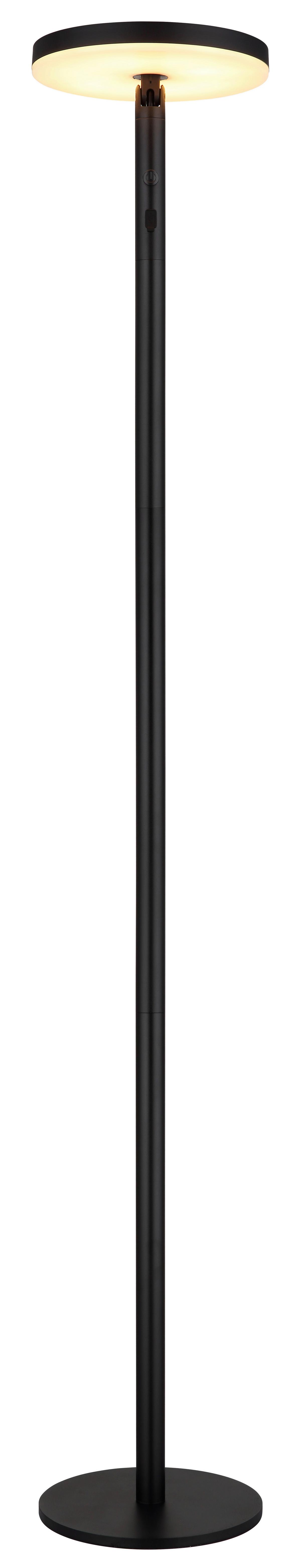 Solarleuchte 1800-3000k - Opal/Schwarz, Design, Kunststoff/Metall (23/145cm) - Globo