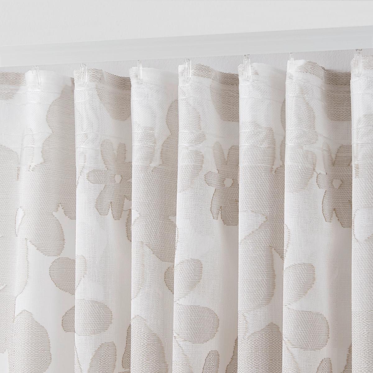Hotový závěs JANNIKA - béžová, Romantický / Rustikální, plast (140/245cm) - Bessagi Home