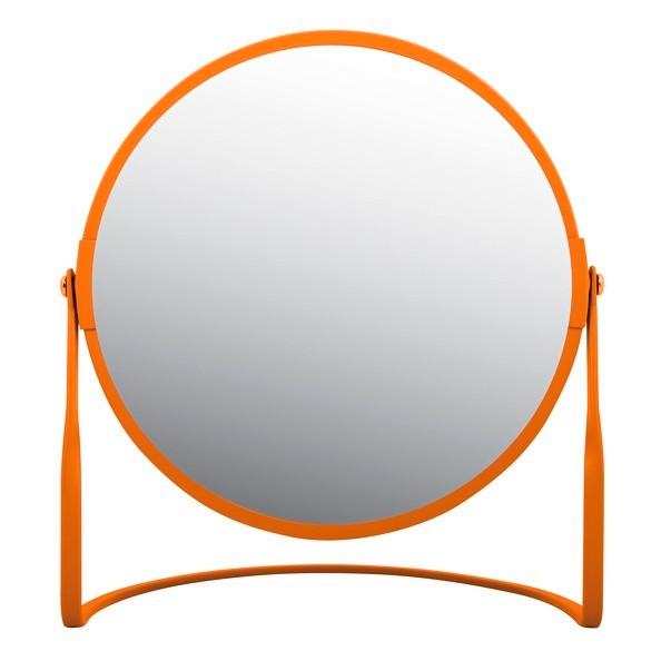 Standspiegel Akira Matt-Orange - Orange, Basics, Glas (18,4/10,5/20cm)