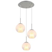 HÄNGELEUCHTE Barry Chromfarben Glas D: 45cm - Klar/Chromfarben, Basics, Glas/Kunststoff (45/120cm) - Globo