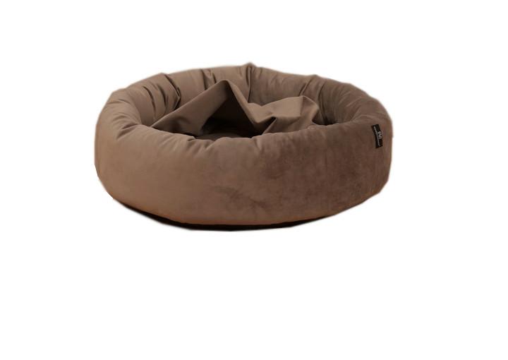 Hundebett Charly Taupe L: 90 Cm - Taupe, KONVENTIONELL, Textil (90/90/18cm)
