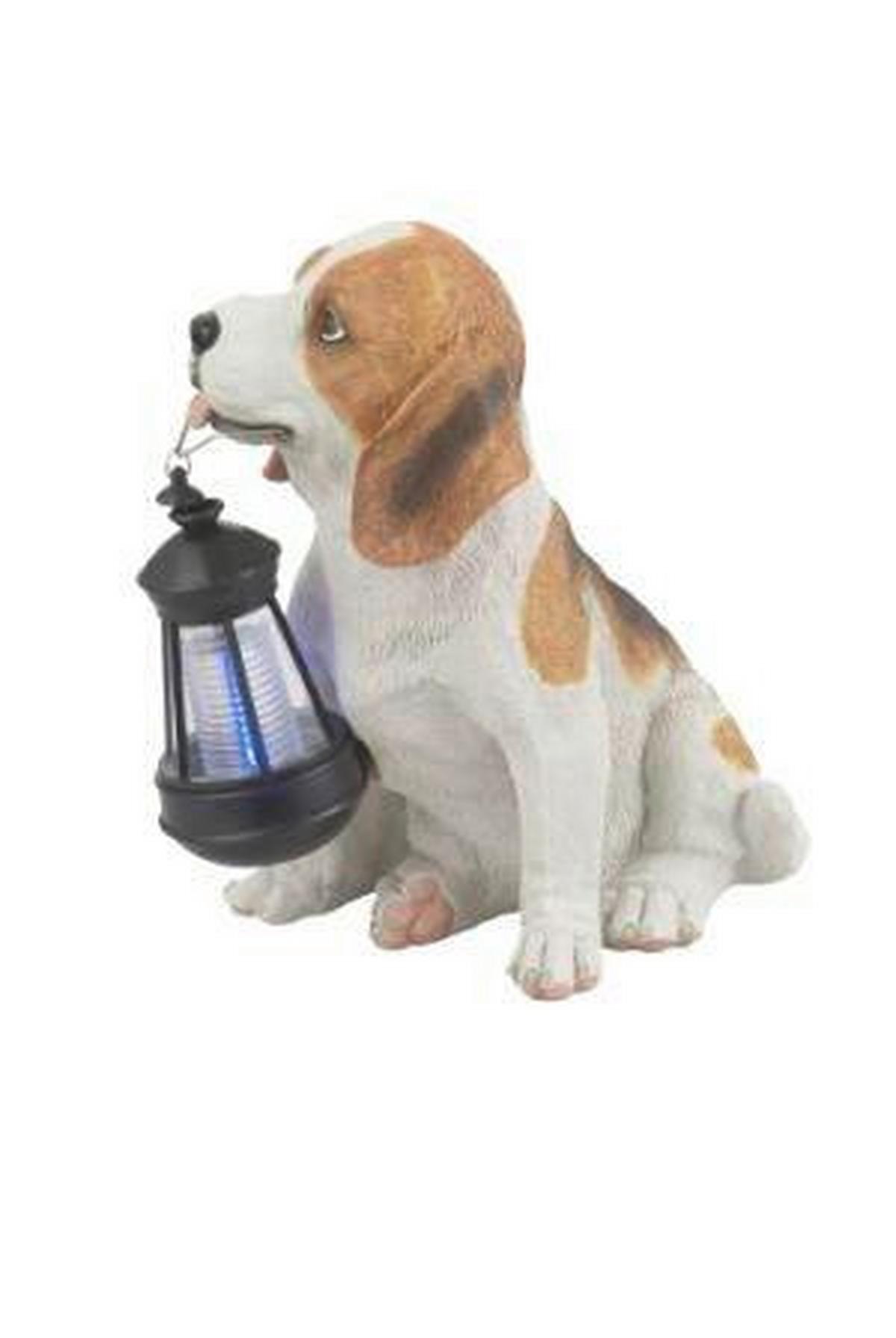 Solarleuchte 33371 - Braun/Weiß, Basics, Kunststoff (18/24,2/26cm) - Globo