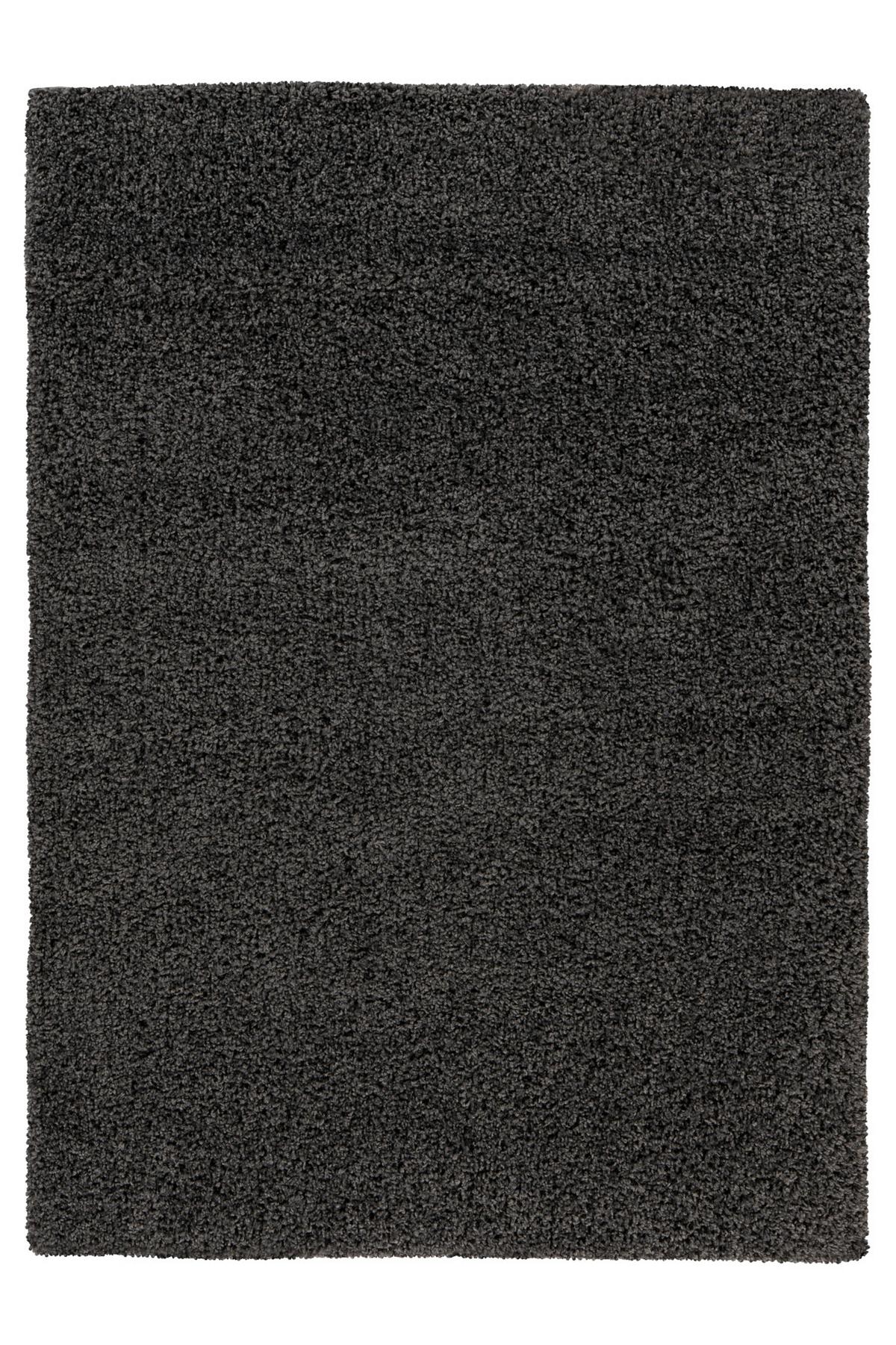 Hochflorteppich My Twist 215 - Anthrazit, Basics, Textil (80/150cm) - Obsession