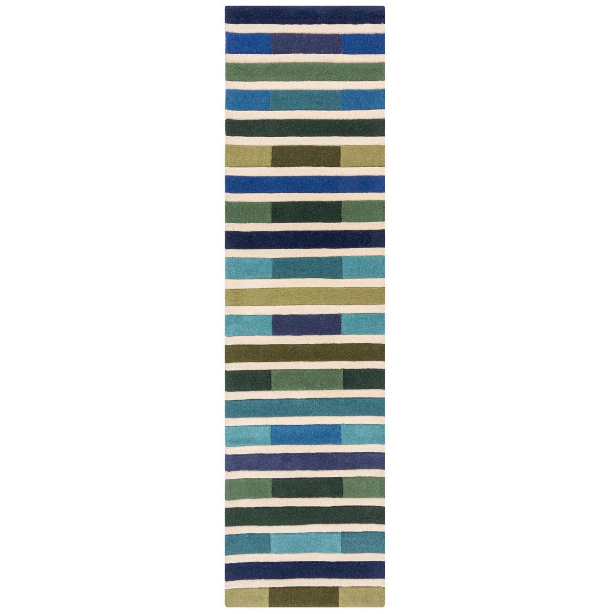 Wollteppich 503119373465 - Grün, Basics, Textil (60/230cm)