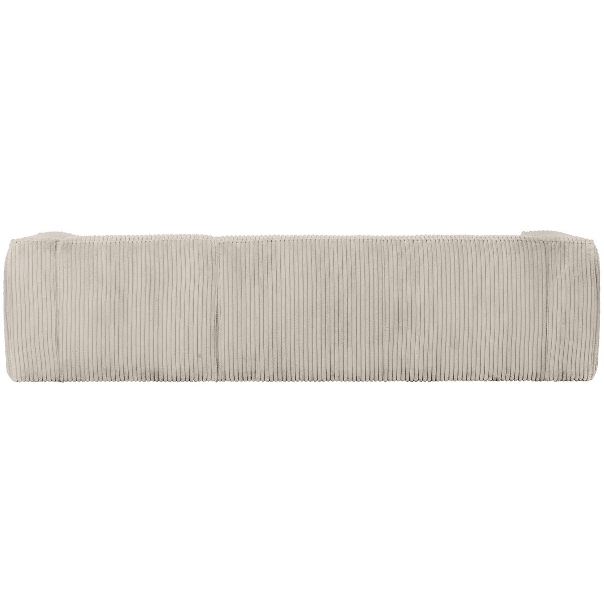 Ecksofa Bean Naturfarben S: 305x175cm - Schwarz/Naturfarben, Design, Textil (305/175cm) - Livetastic