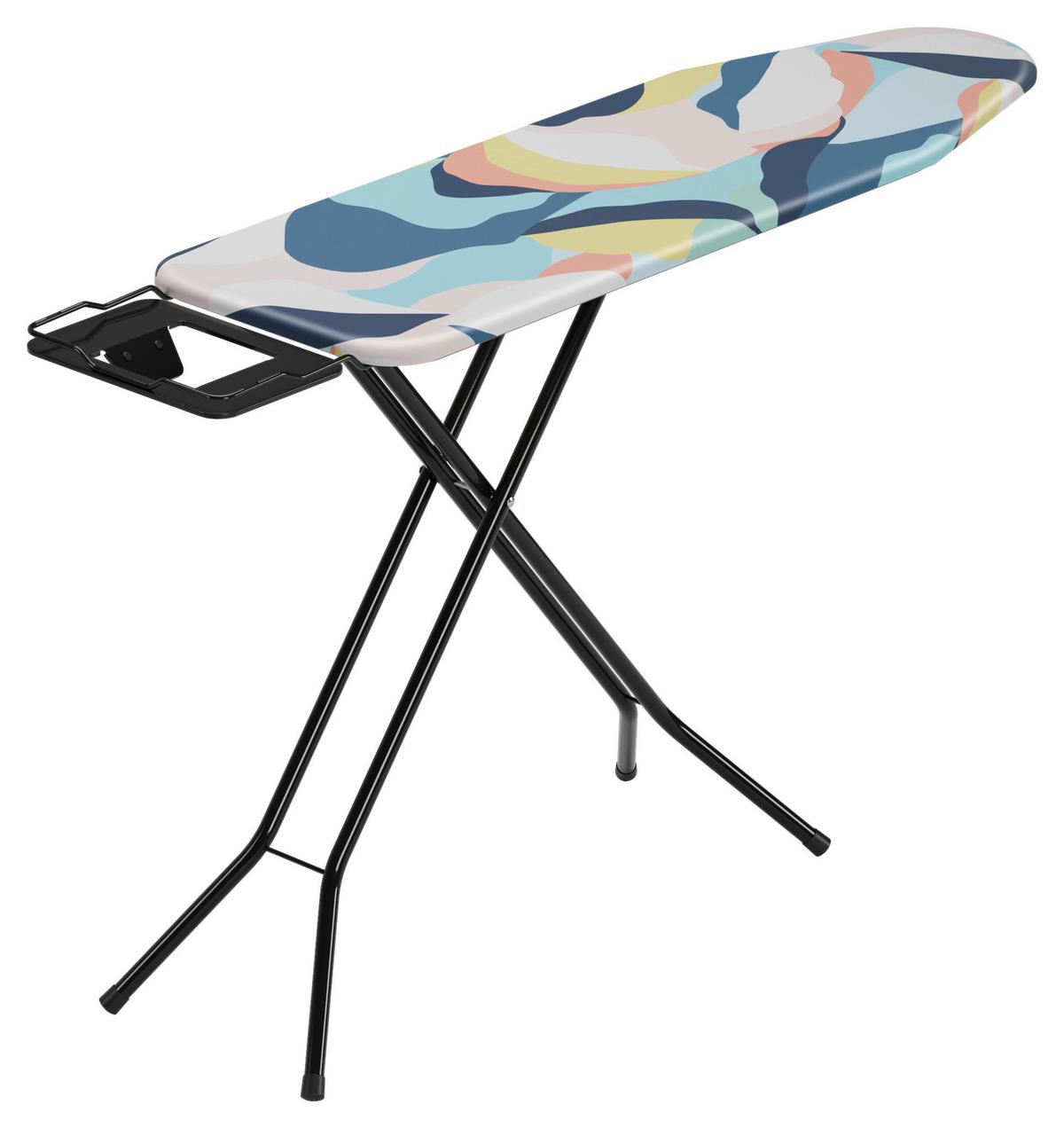 Bügelbrett Armin - Blau/Pink, KONVENTIONELL, Textil (140.5/38.5cm) - Homezone
