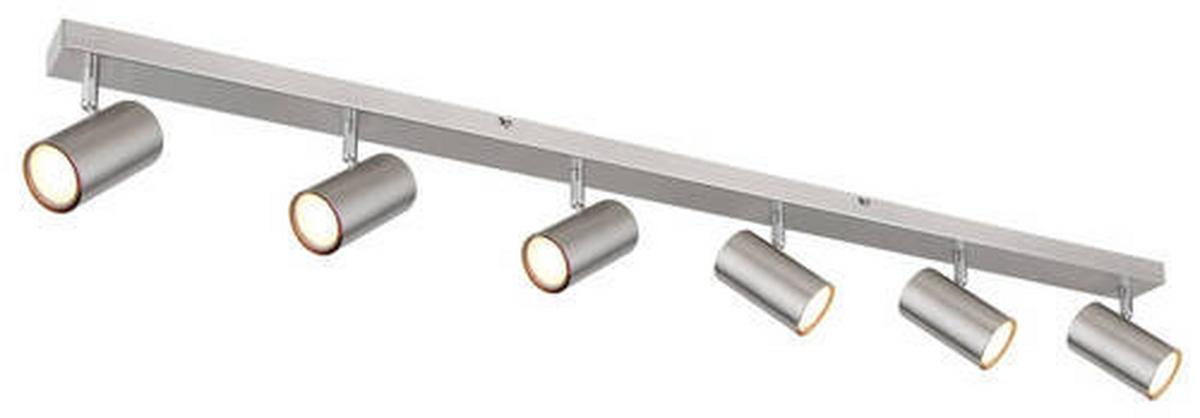 Strahler 57911-6d - Nickelfarben, Natur, Metall (115/6/12cm) - Globo