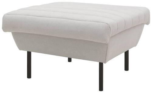 Hocker Looks Ix - Silberfarben/Schwarz, Design, Textil (70/45/70cm) - LOOKS by W.Joop