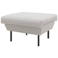 Hocker Looks Ix - Silberfarben/Schwarz, Design, Textil (70/45/70cm) - LOOKS by W.Joop