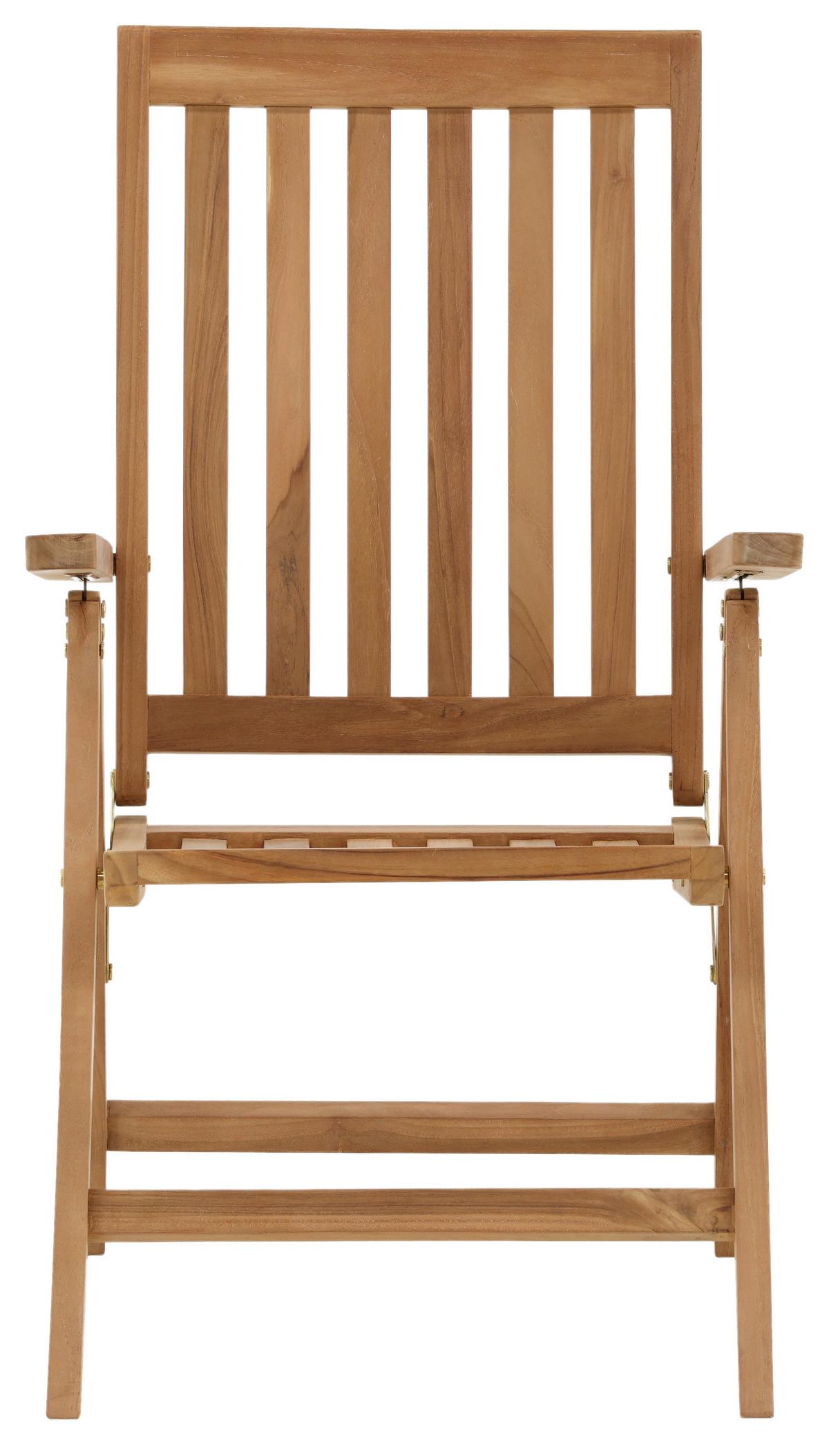 Klappstuhl Kenya - Teakfarben, KONVENTIONELL, Holz (62/105/73cm) - Gardenson