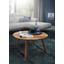Massiver Couchtisch Rund mit Ablage Boha, Akazie Ø75cm - Akaziefarben, Design, Holz (75/75/40cm) - Carryhome Massiver Couchtisch Rund mit Ablage Boha, Akazie Ø75cm - Akaziefarben, Design, Holz (75/75/40cm) - Carryhome