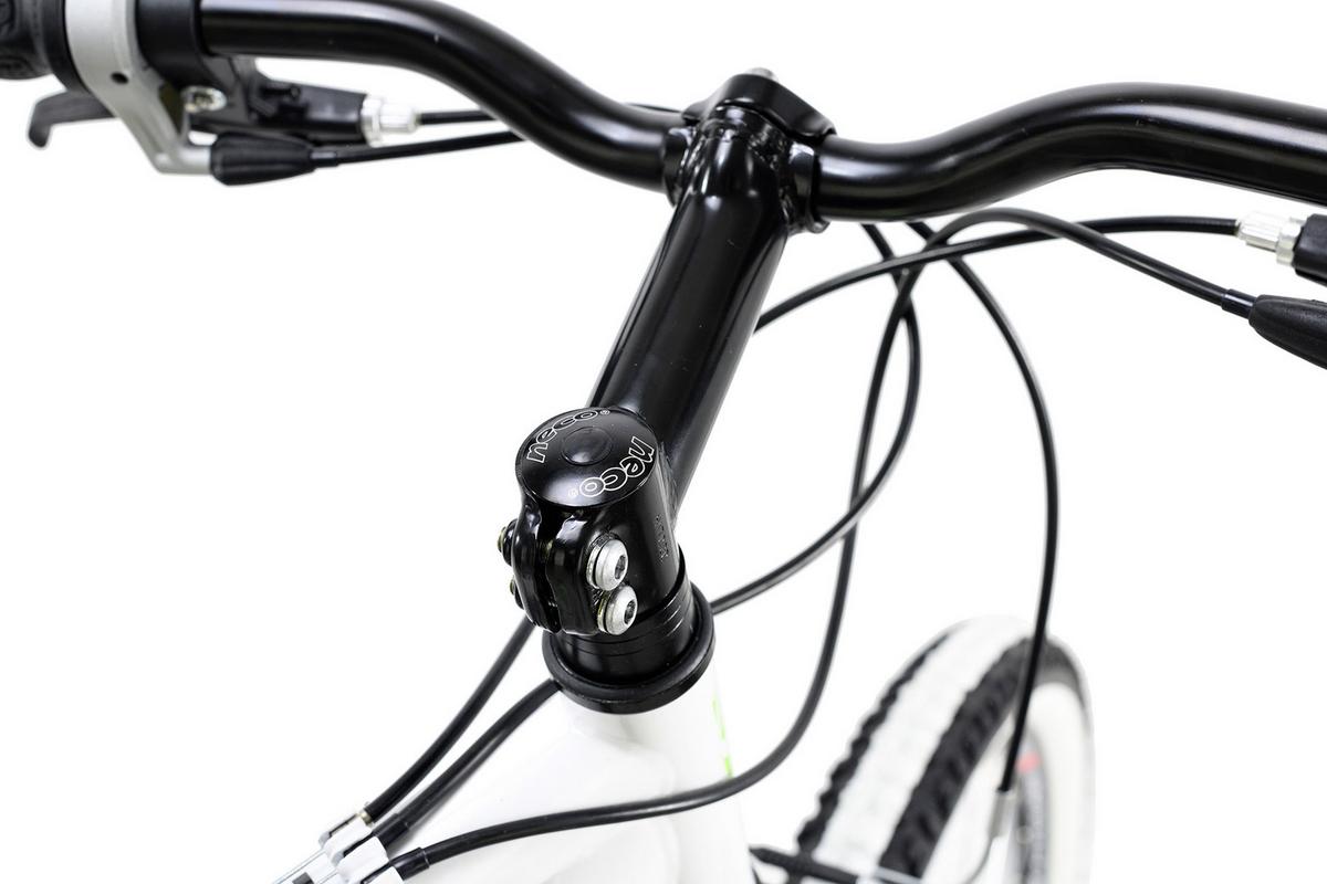 Mountainbike Fully 26 Zoll Scrawler 21 Gänge - Weiß/Grün, Basics, Metall (180/70cm) - KS Cycling