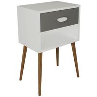 Nachtkästchen Singol XL - Honigeiche/Anthrazit, MODERN, Holzwerkstoff (45/70/30cm) - MID.YOU