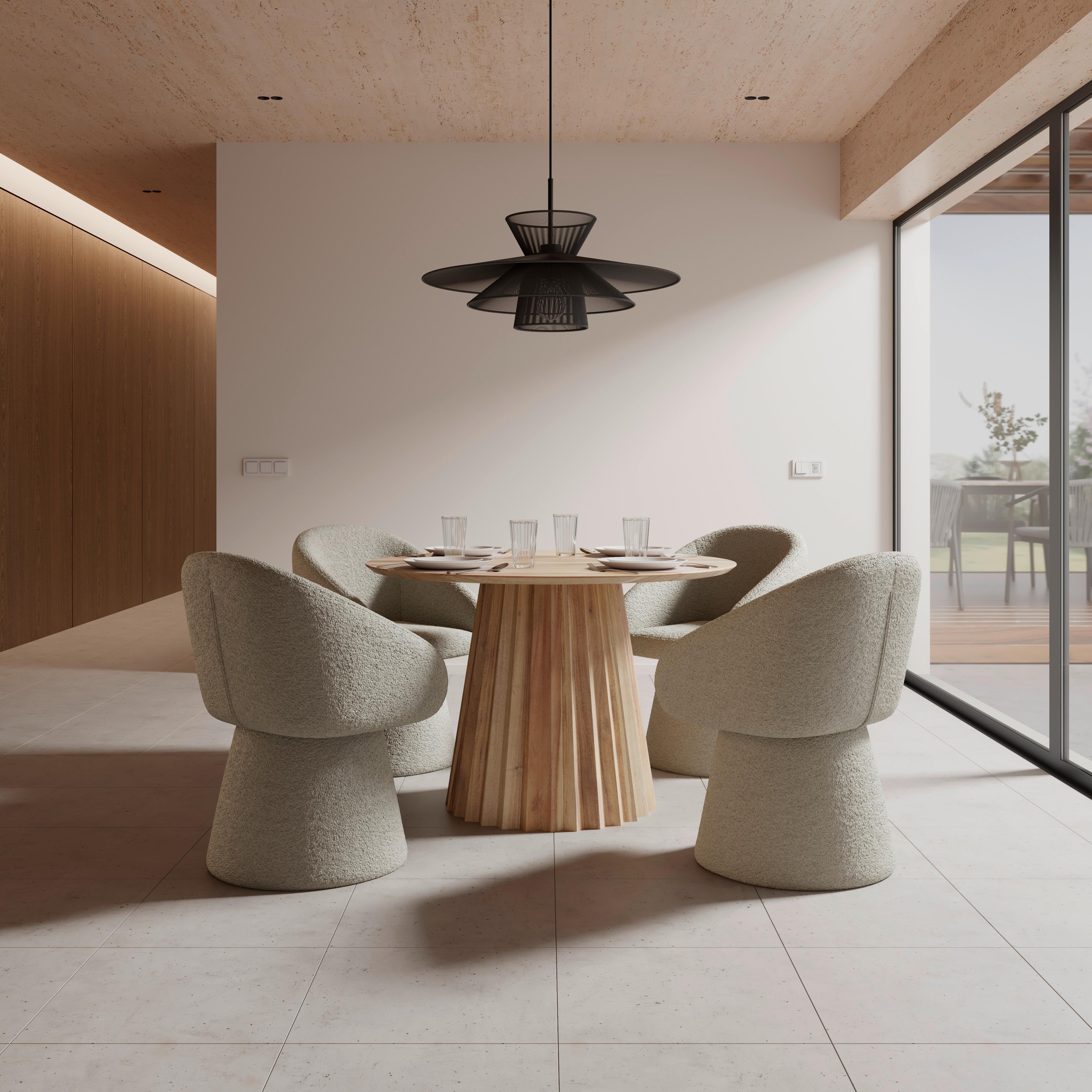 STOLIČKA S PODRÚČKAMI MAIA - sivá, Modern, kov/textil (60/84,5/59cm) - Bessagi Home