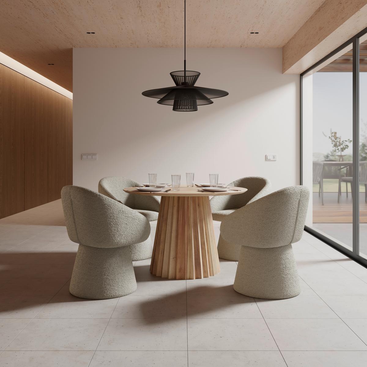 STOLIČKA S PODRÚČKAMI MAIA - sivá, Modern, kov/textil (60/84,5/59cm) - Bessagi Home