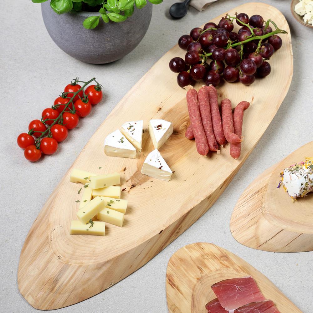 Servierbrett Birkefarben B: 19 cm - Birkefarben, Basics, Holz (55/19/2.5cm) - Kesper
