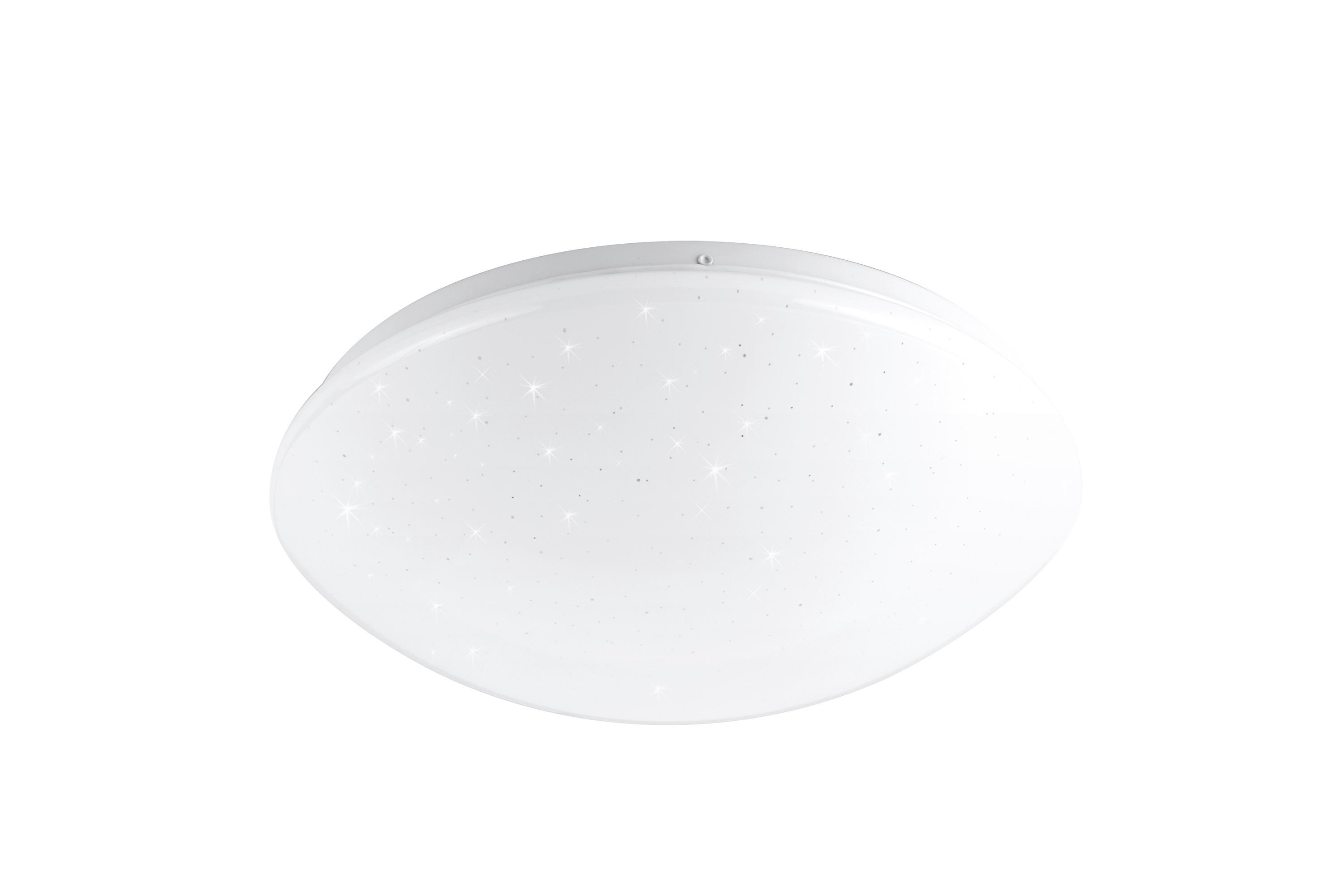 LED-Deckenleuchte 12-75062 - Weiß, Basics, Metall (26/26/7.5cm)