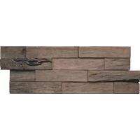 Wandverkleidung Driftwood Hevea Bali Sea - Dunkelbraun, Basics, Holz (56/20/2cm)