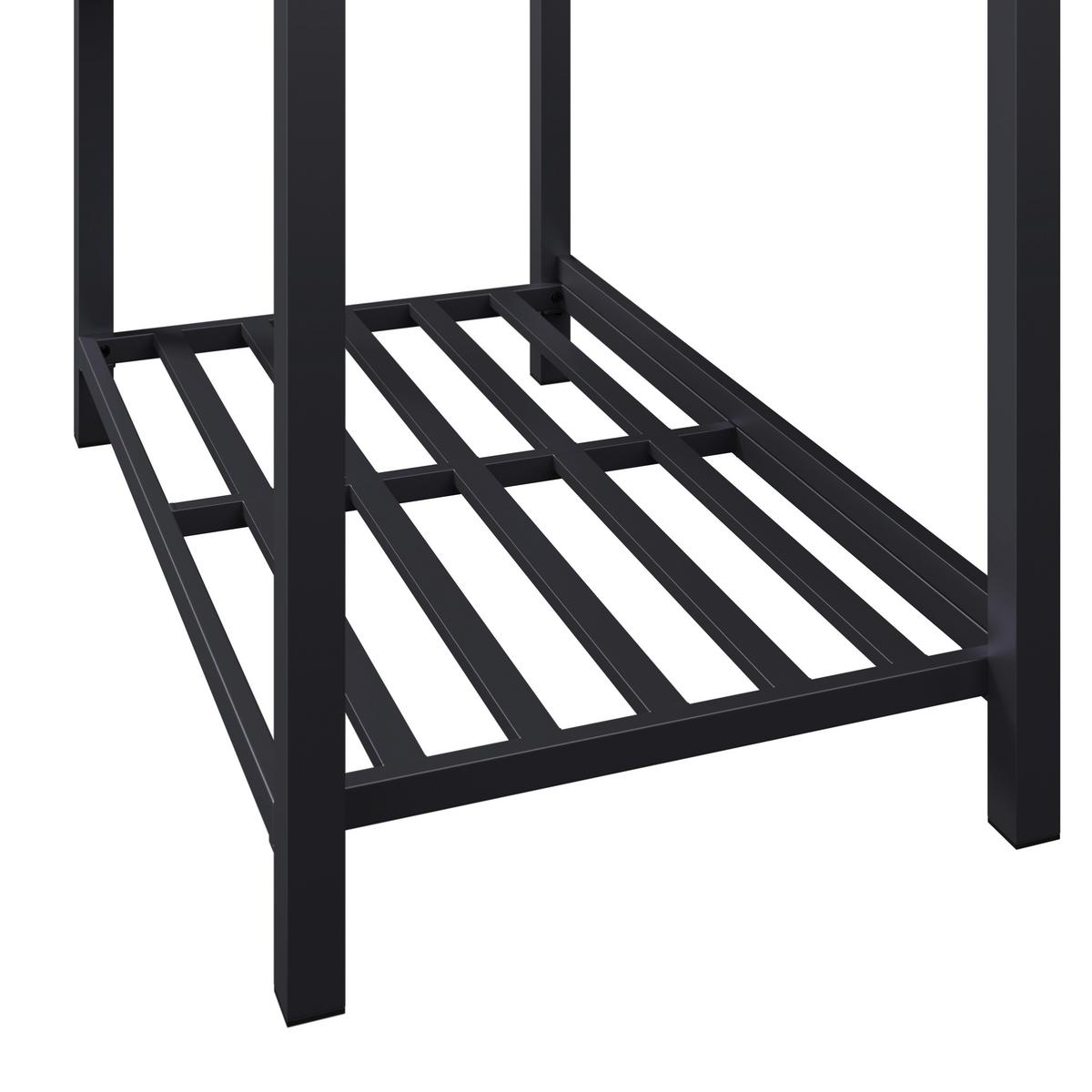 Outdoorküche Bern - Anthrazit/Naturfarben, Basics, Kunststoff/Metall (110/90/61cm) - Beldano