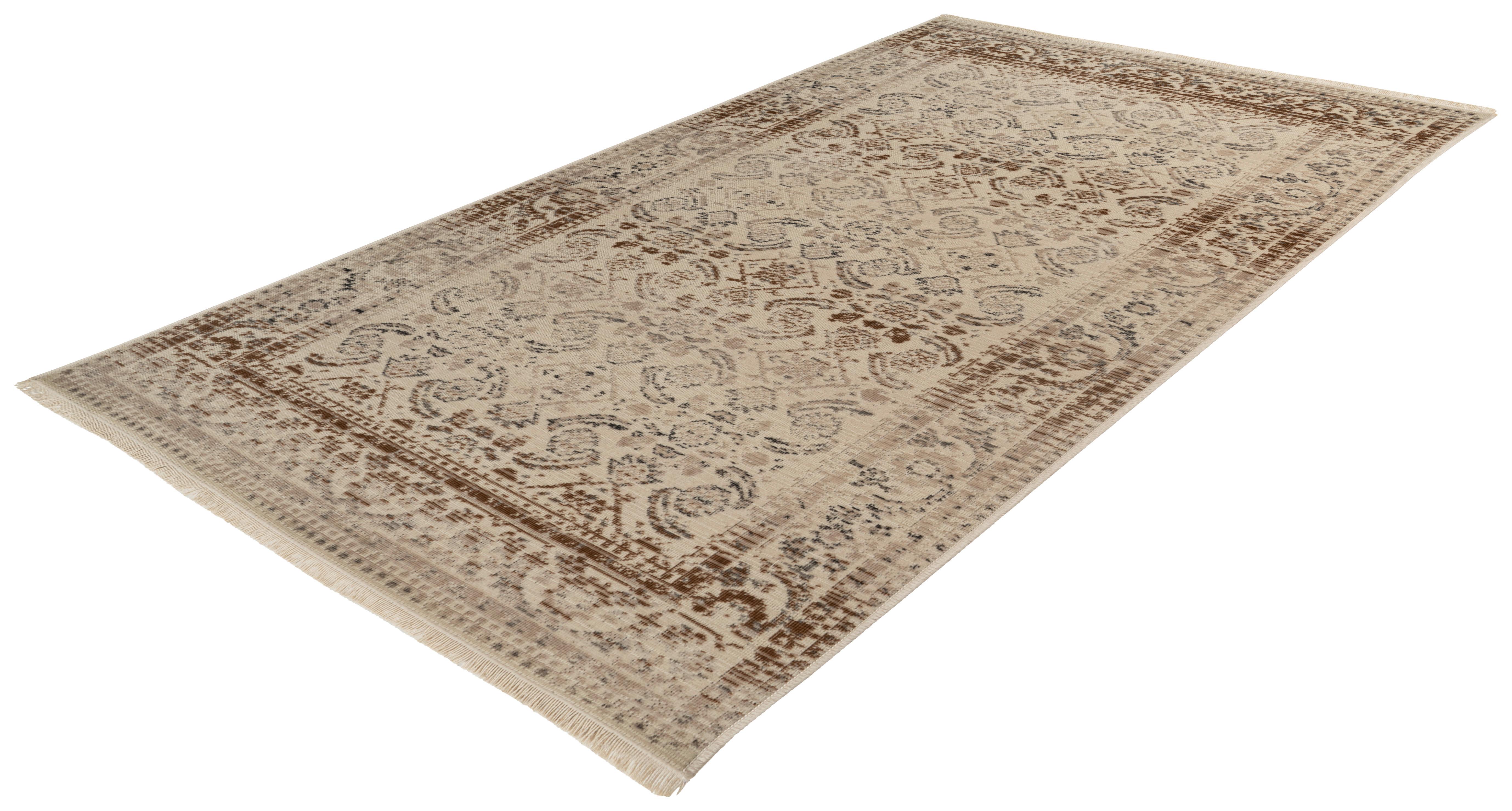 Orientteppich Charu 600 - Beige, KONVENTIONELL, Textil (80/150cm)